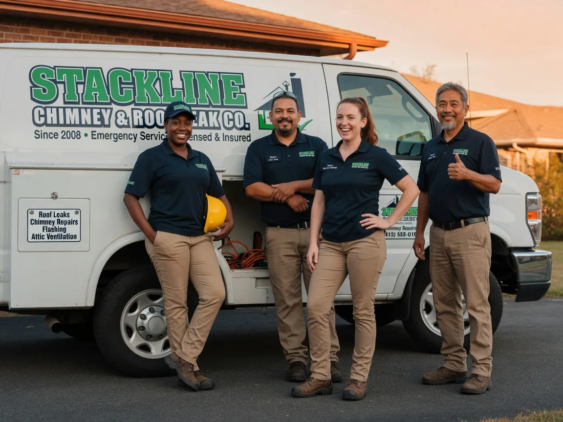 Chimney flashing repair company in Crooks, SD